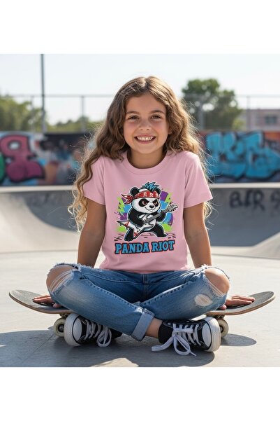 Tiny and Co تي شيرت للأطفال من باندا رايت مطبوع