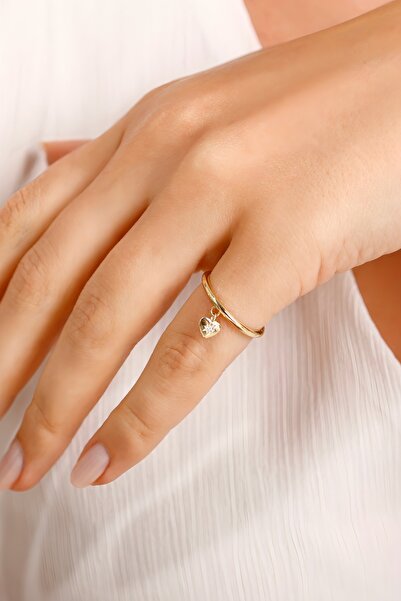 Pure Love ATELIER Kalp Sallantılı, Pırlantalı Altın Yüzük