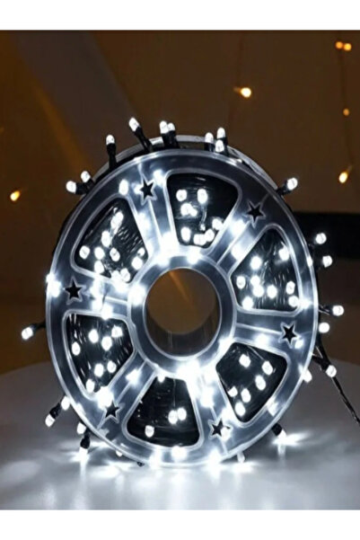 Amigo Rolă LED pentru instalație, 100 m, fir transparent, 1000 LED-uri, RGB sau Alb Cald, IP44 - Alb Cald