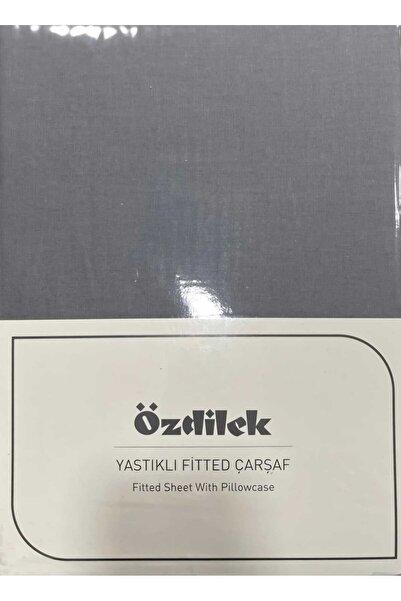 Özdilek Colourist Single Fitted Sheet Set 100*200cm Ash Gray