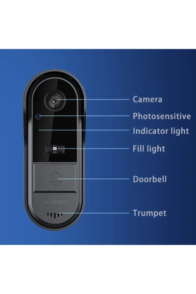 TUYA Wireless Smart Video Doorbell EM-M15 | IP65 Waterproof | Night Vision | App