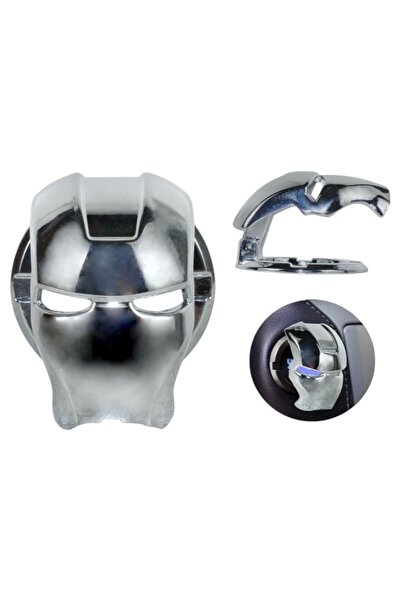 oemco Iron Man Start Stop Frame Protector Metal Cover Metallic Chrome