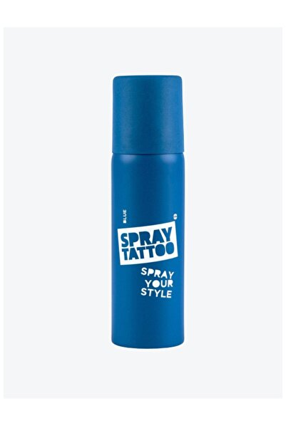 ONE SPRAY TATTOO Blue temporary tattoo spray