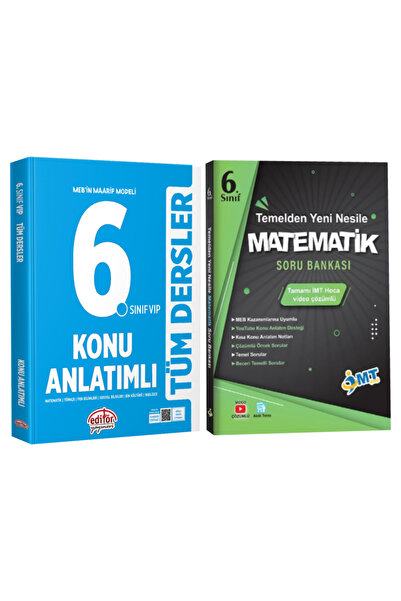 Editör Yayınevi MEB Maarif Modeli 6. Sınıf Tüm Dersler Konu Anlatımlı+Tonguç ...