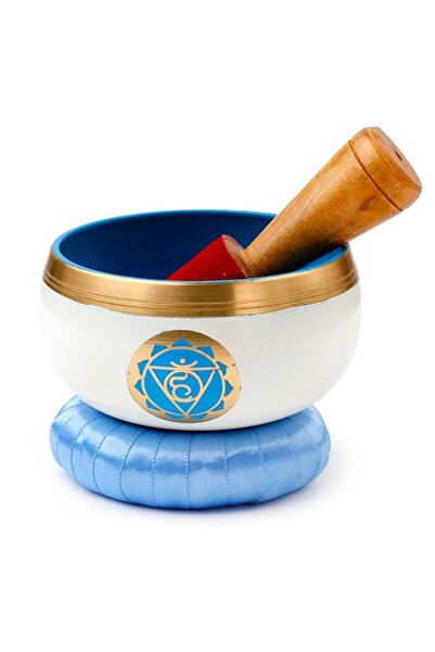 OEM Bol cântător tibetan Chakra 5 Vishuddha | Alamă lucrată manual | Comunica...