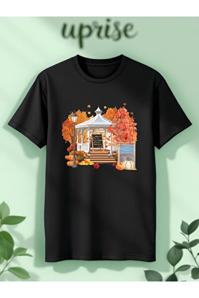 Vordevia Gilmore Girls Sezonul cu imprimeu Bumbac supradimensionat tricou