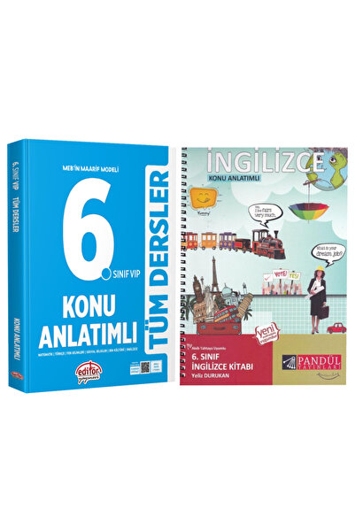 Editör Yayınevi MEB Maarif Modeli 6. Sınıf Tüm Dersler Konu Anlatımlı+İngiliz...