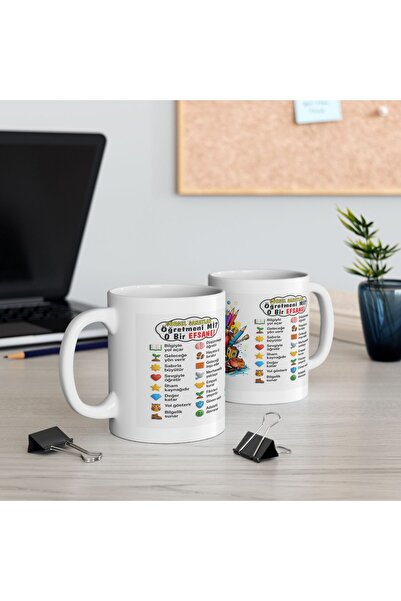 sıradışıhediyem Visual Arts Teacher Teacher's Day Mug Cup Teacher-Specific Mug Cup