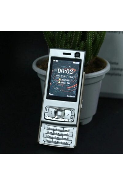 YUEHISY Unlocked Slider Phone 2G GSM, 2.0" Screen, Dual SIM, MP3/MP4, FM Radio (Black)