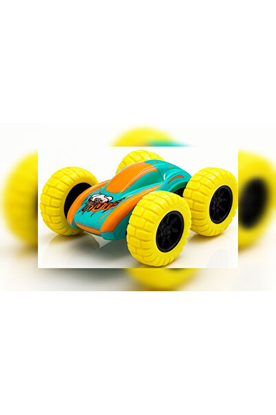 abnturk Engel Tanımaz Akrobat Araba Takla Atan Kauçuk Teker Çılgın Oyuncak Sü...