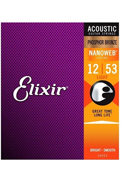 Master Music Elixir 16052 Phosphor Bronze Akustik Gitar Teli 12-53