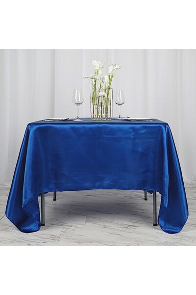 Kotonia Home Tablecloth – 150×240 cm, Damask Satin DeLux, 100% cotton, royal ...