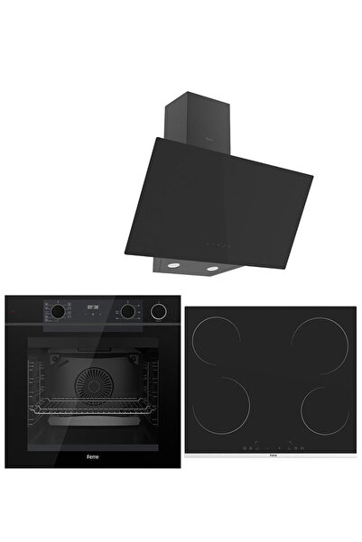 Ferre STEAM PLUS SERİSİ 3LÜ CAM ANKASTRE SET (QEP64CS-MS261-D077)