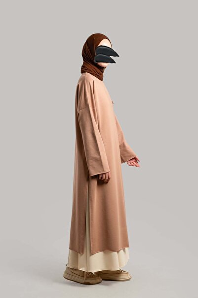 Emare Cotton Tunic Above Skirt