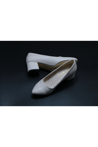 AYAKKABIMOOD 5290 5 cm Thick Heel Women's Shoes