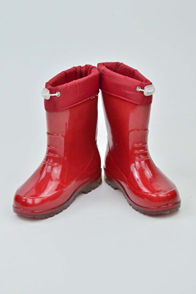 Ayder Waterproof Plush Inside Children's Rain Boots Plastic Boots 3063