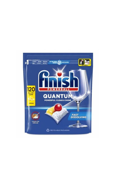 Finish فنيش كوانتوم برائحة الليمون - 120 مكعب