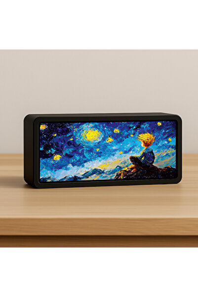 Sfenks. Küçük Prens Starry Nights LED Lamba & Masa Lambası & Gece Lambası