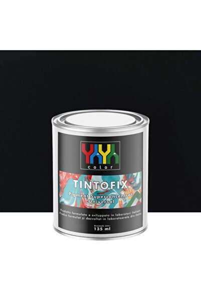 YaYa Color Pigment Negru, Tintofix, Super Concentrat, acrilic, 135 ml