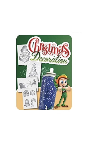 Evolium decorative stencil for snow spray, White