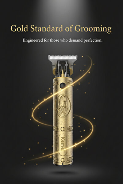 Kemei Rechargeable Beard & Hair Trimmer – Precision Grooming Tool for Men