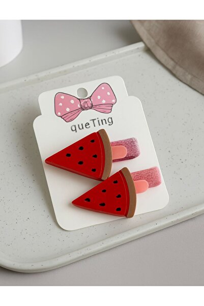 ARYA STYLE Karpuzlu Klipsli Saç Tokası