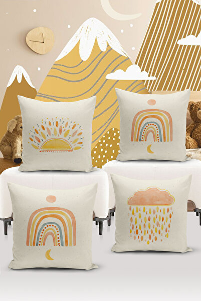 Filamente Set de huse de pernă 4 bucăți pentru cameră pentru copii imprimat d...