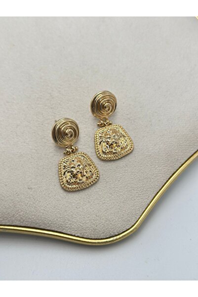MyladyAccessoriess Dangling Lion Earrings (Steel)