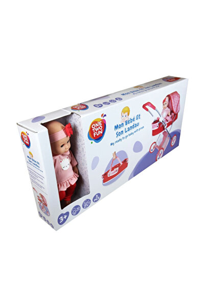 One Two Fun Set Deluxe cu păpușă, 30 cm