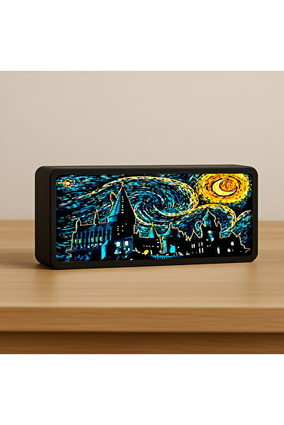 Sfenks. Hogwarts Starry Nights LED Lamba & Masa Lambası & Gece Lambası