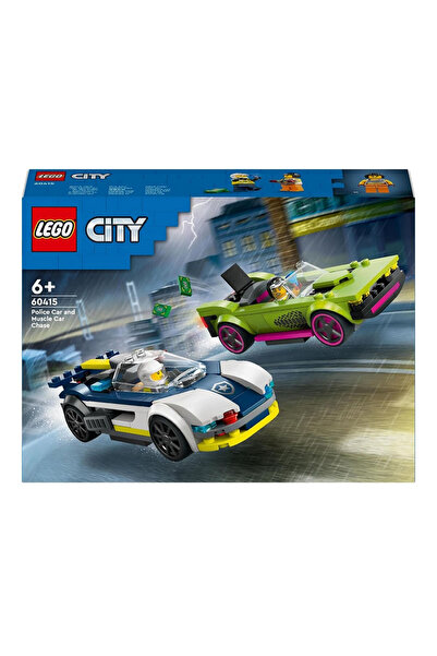 LEGO City - Police Chase with Police Car and Power Vehicle 60415, 213 pieces