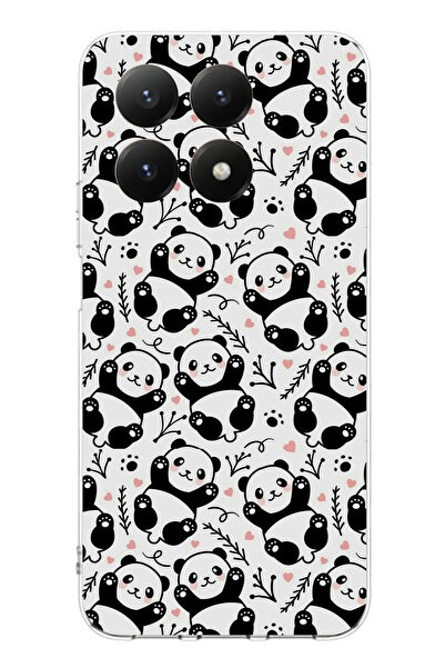 TechTree Xiaomi 15t Pro Compatible Little Pandas Printed Silicone Case