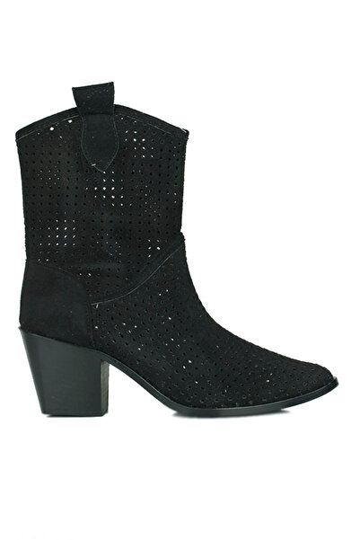 Fitbas 411781 008 Γυναικείες Μαύρες Μπότες Μεγάλου & Μικρού Μεγέθους