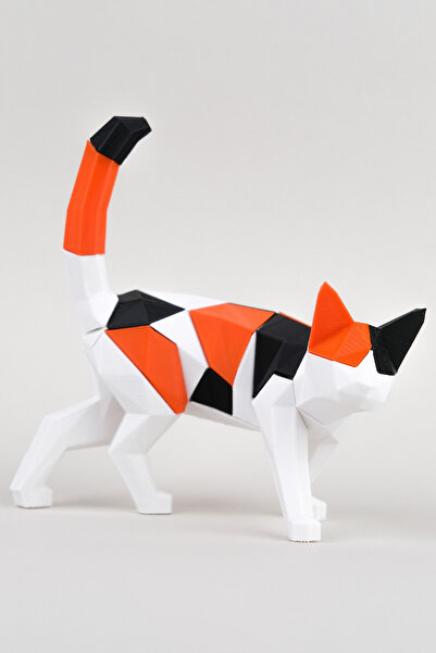 BCOVERART Toyzzart 3D Puzzle Yapboz Mıknatıslı Oyuncak-Yürüyen Kedi