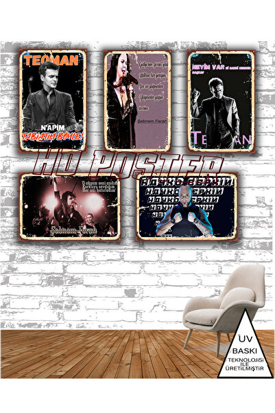 HD POSTER Türk Rock Ranatçıları Teoman Şebnem Ferah hayko cepkin