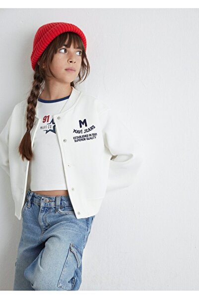 Mavi Μπουφάν Bomber για κορίτσια M με τύπωμα