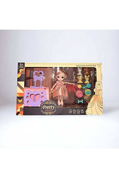 Universul Jucăriilor Pretty Cole Dolls Doll Set with Animals and Accessories