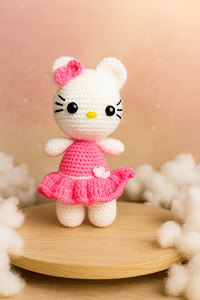 albatrossaksesuarr El Örmesi Amigurumi Hello Kitty Oyuncak