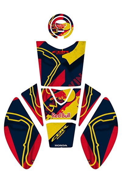 Honda CBR 650 F Tank Pad Redbull Turuncu Mavi