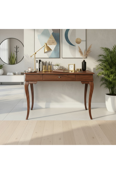 Wooding Mobilya 80 Cm Masif Rustik Ceviz Dresuar