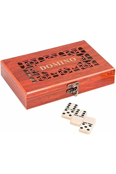 Choice45 ICV Domino Set 24 Pieces with Wooden Case — Classic Black-Dotted Educational Game for Adults
