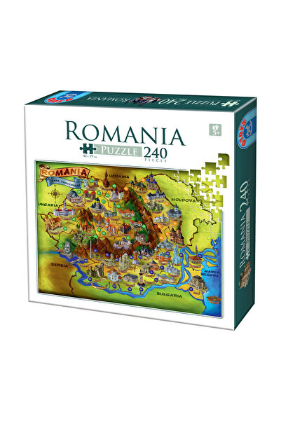D-Toys Romania Puzzle - 240 Pictures