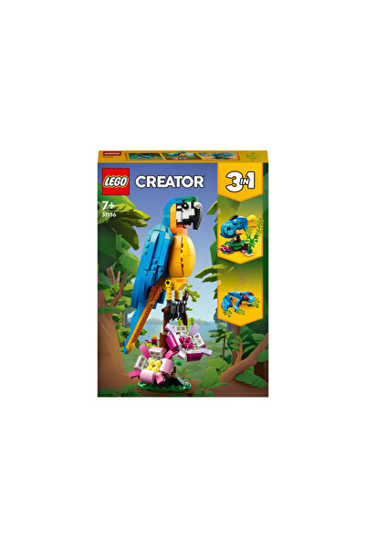LEGO Creator 3 in 1 - Exotic Parrot 31136, 253 pieces