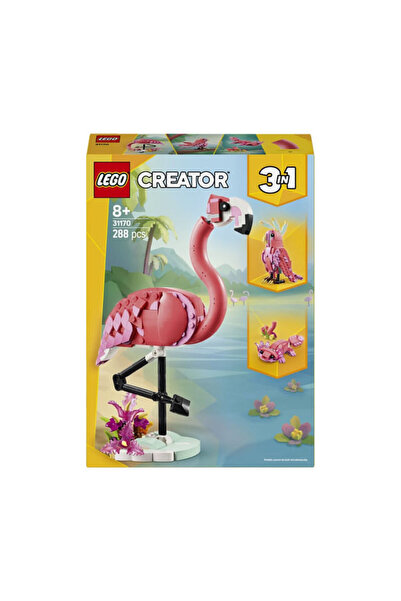 LEGO Creator 3in1 - Wildlife: Pink Flamingo 31170, 288 pieces
