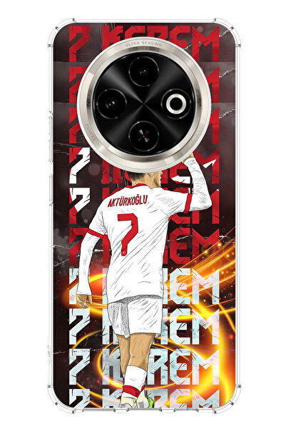 TechTree Tecno Spark 30C Compatible Kerem Aktürkoğlu Sevinç Printed Silicone Case