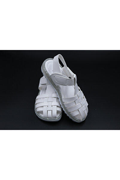 AYAKKABIMOOD Arz White Girls' Sandals Shoes