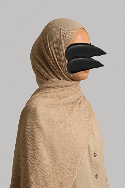 Lemaye Μαλακό σάλι μουσελίνας - Πούδρα