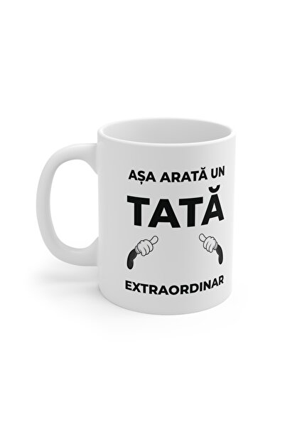 stickerino Ceramic Mug “This is what an extraordinary father looks like”, 380 ml, White