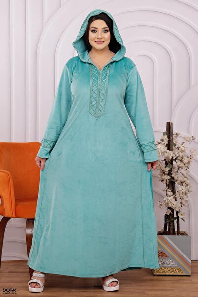 Generies High-quality Moroccan velvet jalabiya with a stunning design