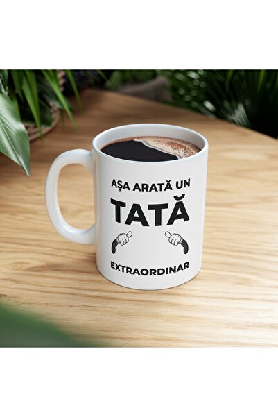stickerino Ceramic Mug “This is what an extraordinary father looks like”, 380 ml, White